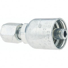 Parker - 9/16-18 Female JIC Hydraulic Hose Female JIC 37° Swivel & Straight Fitting - -6 Hose Size, 3/8" Hose Diam - Industrial Tool & Supply