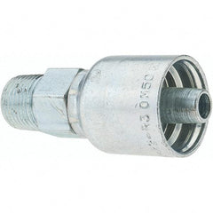 Parker - 3/8 Thread Hydraulic Hose Fitting - -6 Hose Size, 3/8" Hose Diam - Industrial Tool & Supply