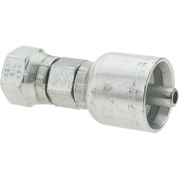Parker - 1/4 Thread Hydraulic Hose Fitting - -4 Hose Size, 1/4" Hose Diam - Industrial Tool & Supply