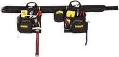 DeWALT - 29 to 46" Waist Apron - 16 Pocket, Black, Polyester - Industrial Tool & Supply
