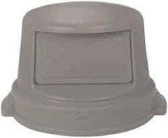 PRO-SOURCE - Dome Lid for Use with 32 Gal Trash Cans - Gray, Plastic, For Huskee Trash Cans - Industrial Tool & Supply