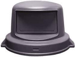 PRO-SOURCE - Dome Lid for Use with 55 Gal Trash Cans - Gray, Plastic, For Huskee Trash Cans - Industrial Tool & Supply