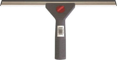 PRO-SOURCE - 14" Rubber Blade Window Washer/Squeegee - Blue, Plastic Holder - Industrial Tool & Supply
