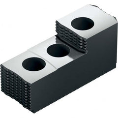 Schunk - 30" Max Chuck Diam 3/32" X 90° Serrated Hard Lathe Chuck Top Jaws - Industrial Tool & Supply