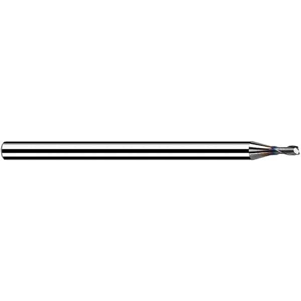 Fraisa - 2.5mm, 3mm LOC, 50mm OAL, 2 Flute Solid Carbide Square End Mill - Industrial Tool & Supply