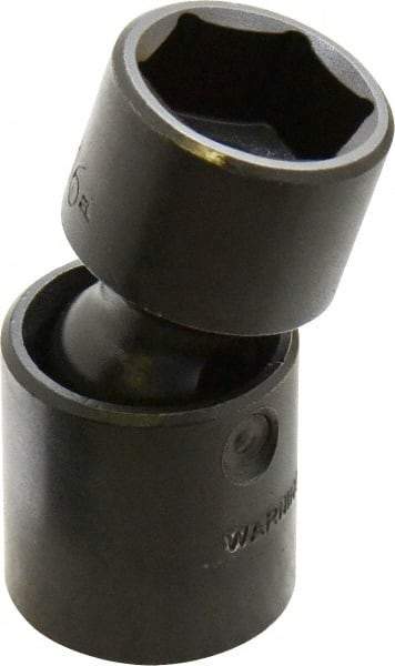 Proto - 1/2" Drive 15/16" Standard Universal Impact Socket - 6 Points, 2-29/32" OAL - Industrial Tool & Supply