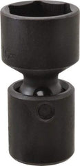 Proto - 1/2" Drive 1-3/16" Standard Universal Impact Socket - 6 Points, 3-3/32" OAL - Industrial Tool & Supply