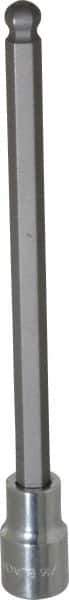 Blackhawk by Proto - 3/8" Drive, 5/16" Hex Bit Socket - 5-7/64" OAL, 5-23/64" Bit Length, Ball End - Industrial Tool & Supply