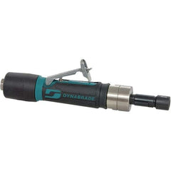 Dynabrade - 1/4" Collet, Straight Handle, Air Straight Die Grinder - 5,000 RPM, Rear Exhaust, 23 CFM, 0.4 hp, 90 psi, 1/4 NPT Inlet - Industrial Tool & Supply