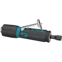 Dynabrade - 1/4" Collet, Straight Handle, Air Straight Die Grinder - 30,000 RPM, Rear Exhaust, 23 CFM, 0.4 hp, 90 psi, 1/4 NPT Inlet - Industrial Tool & Supply