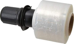 Stretch Associates - 3" x 1,000' 80 Gauge Clear Bundling Stretch Film with Dispenser - 4 Piece, 80 Gauge, Clear - Industrial Tool & Supply