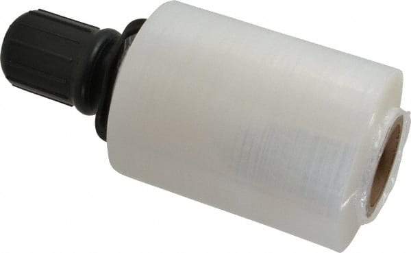Stretch Associates - 5" x 700' 120 Gauge Clear Bundling Stretch Film with Dispenser - 4 Piece, 120 Gauge, Clear - Industrial Tool & Supply