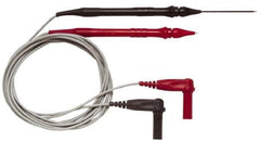 Pomona - Black/Red Electrical Test Equipment Probe Set - Use with Digital Multimeters - Industrial Tool & Supply