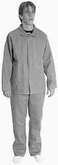 Steel Grip - Size XL Welding & Flame Resistant/Retardant Jacket - Green, Cotton, Snaps Closure, 48 to 50" Chest - Industrial Tool & Supply