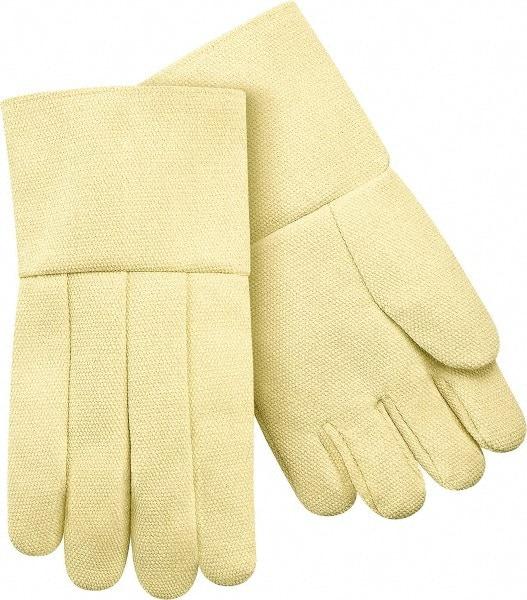 Steiner - Size Universal Wool Lined Aramid Fiberglass Blend Heat Resistant Glove - 14" OAL, Gauntlet Cuff - Industrial Tool & Supply
