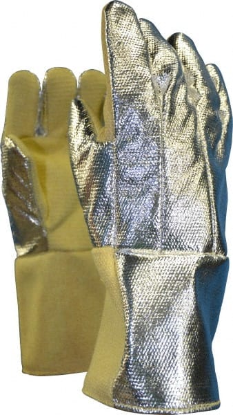 Steel Grip - Size Universal Wool Lined Aluminized Thermonol Welding Glove - Industrial Tool & Supply