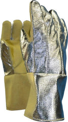 Steel Grip - Size Universal Wool Lined Aluminized Thermonol Welding Glove - Industrial Tool & Supply