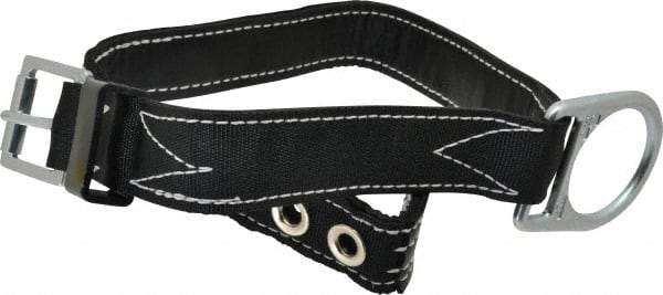 Miller - Size S, 31 to 39 Inch Waist, 1-3/4 Inch Wide, Single D Ring Style Body Belt - Nylon Webbing, Tongue Buckle Connection - Industrial Tool & Supply