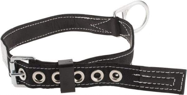 Miller - Size M, 35 to 43 Inch Waist, 1-3/4 Inch Wide, Single D Ring Style Body Belt - Nylon Webbing, Tongue Buckle Connection - Industrial Tool & Supply