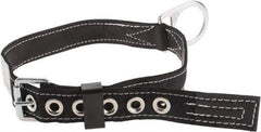 Miller - Size M, 35 to 43 Inch Waist, 1-3/4 Inch Wide, Single D Ring Style Body Belt - Nylon Webbing, Tongue Buckle Connection - Industrial Tool & Supply