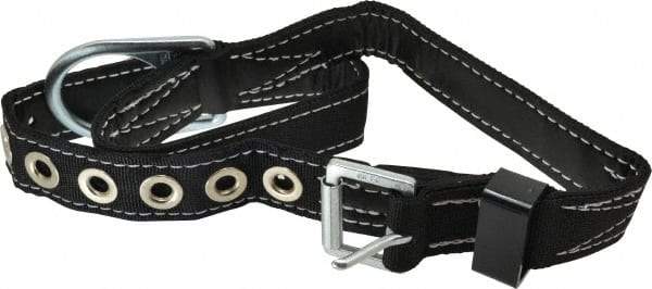Miller - Size L, 39 to 47 Inch Waist, 1-3/4 Inch Wide, Single D Ring Style Body Belt - Nylon Webbing, Tongue Buckle Connection - Industrial Tool & Supply