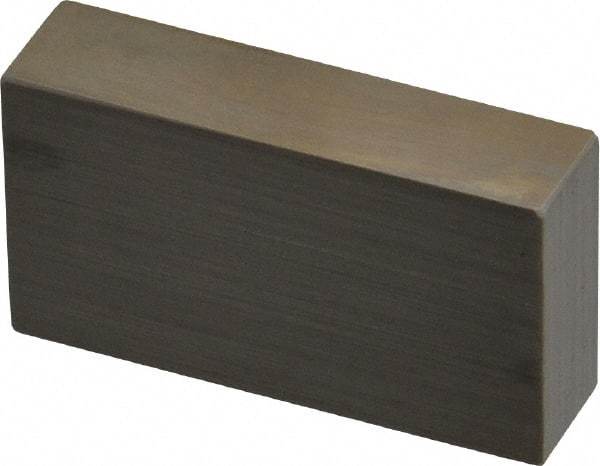Mitutoyo - 0.75" Rectangular Steel Gage Block - Accuracy Grade 0, Includes Certificate of Inspection - Industrial Tool & Supply