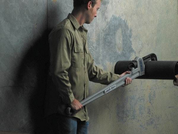 Irwin - 48" Aluminum Straight Pipe Wrench - 6" Pipe Capacity - Industrial Tool & Supply