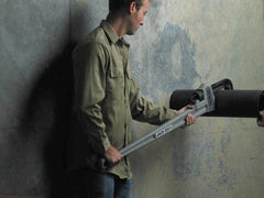 Irwin - 48" Aluminum Straight Pipe Wrench - 6" Pipe Capacity - Industrial Tool & Supply