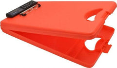 Saunders - 16 Inch Long x 10 Inch Wide x 2-5/8 Inch High, Clip Board - Orange - Industrial Tool & Supply