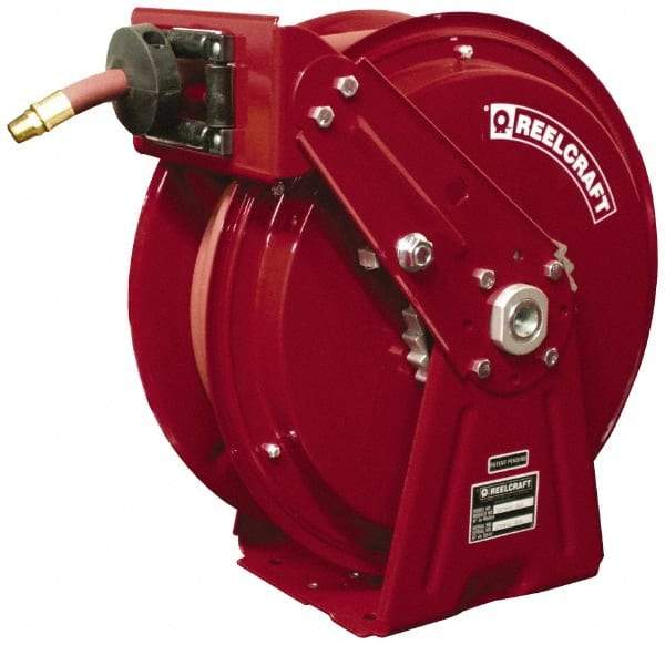 Reelcraft - 50' Spring Retractable Hose Reel - 4,800 psi, Hose Included - Industrial Tool & Supply