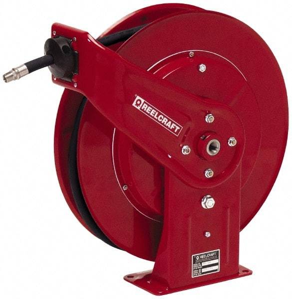 Reelcraft - 50' Spring Retractable Hose Reel - 4,800 psi, Hose Included - Industrial Tool & Supply