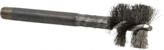 Red Head - 1-1/2" Long x 1-1/4" Diam Steel Wire Brush - Single Spiral, 3/4" Anchor Size, 4-7/8" OAL, 7/8" Shank Diam - Industrial Tool & Supply