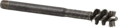 Red Head - 1-1/2" Long x 5/8" Diam Steel Wire Brush - Single Spiral, 3/8" Anchor Size, 4-7/8" OAL, 0.438" Shank Diam - Industrial Tool & Supply