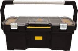 DeWALT - 16 Compartment Tool Tote - 26-3/8" Wide x 12-23/32" Deep x 11-13/64" High, Metal/Resin/Plastic, Black - Industrial Tool & Supply