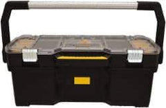 DeWALT - 16 Compartment Tool Tote - 26-3/8" Wide x 12-23/32" Deep x 11-13/64" High, Metal/Resin/Plastic, Black - Industrial Tool & Supply