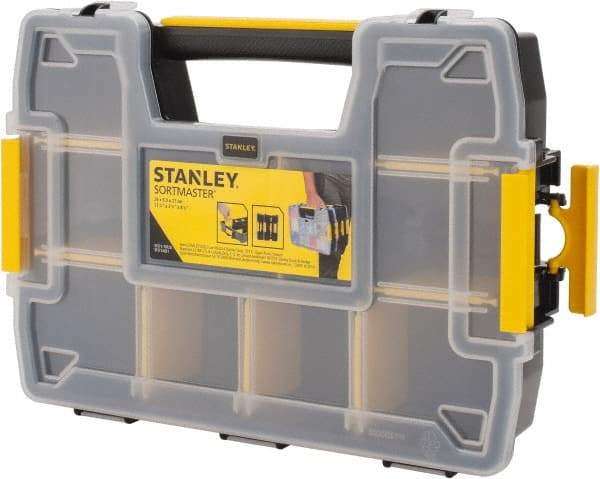 Stanley - 11-39/64" Wide x 2-15/64" High x 8-39/64" Deep, SortMaster Light - Plastic Frame, 10 Compartments - Industrial Tool & Supply