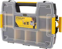 Stanley - 11-39/64" Wide x 2-15/64" High x 8-39/64" Deep, SortMaster Light - Plastic Frame, 10 Compartments - Industrial Tool & Supply