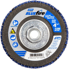‎4-1/2″ × 5/8″-11 Type 29 BlueFire Flap Disc - Industrial Tool & Supply