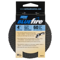 4″ × 5/8″ Flap Disc BlueFire Type 29 Fiberglass Plate 60 Grit - Industrial Tool & Supply