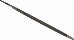 Value Collection - 7.61" Long, Taper American-Pattern File - Single Cut, 0.24" Overall Thickness, Tang - Industrial Tool & Supply