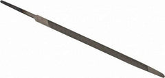 Value Collection - 5.27" Long, Taper American-Pattern File - Single Cut, 0.16" Overall Thickness, Tang - Industrial Tool & Supply