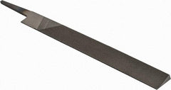 Value Collection - 7.61" Long, Smooth Cut, Knife American-Pattern File - Double Cut, 0.18" Overall Thickness, Tang - Industrial Tool & Supply