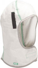 MSA - Universal Size, White/Gray/Green, Underneath Hard Hat Winter Liner - Long Neck Length, 1 Layer - Industrial Tool & Supply
