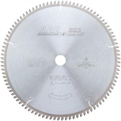 Amana Tool - 12" Diam, 1" Arbor Hole Diam, 96 Tooth Wet & Dry Cut Saw Blade - Carbide-Tipped, Clean Action, Standard Round Arbor - Industrial Tool & Supply