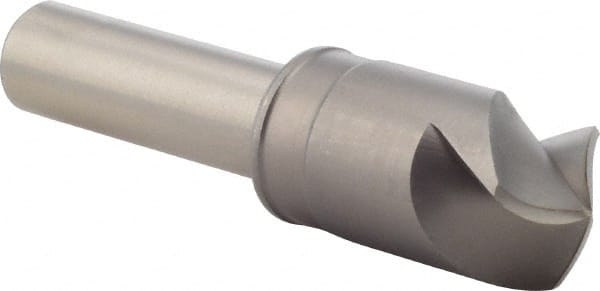 M.A. Ford - 3/4" Head Diam, 1/2" Shank Diam, 3 Flute 120° High Speed Steel Countersink - Industrial Tool & Supply