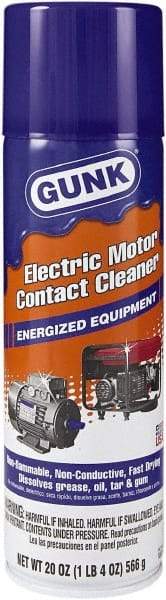 Gunk - Tetrachloroethylene Electrical Cleaner - 22 oz Aerosol Can - Industrial Tool & Supply