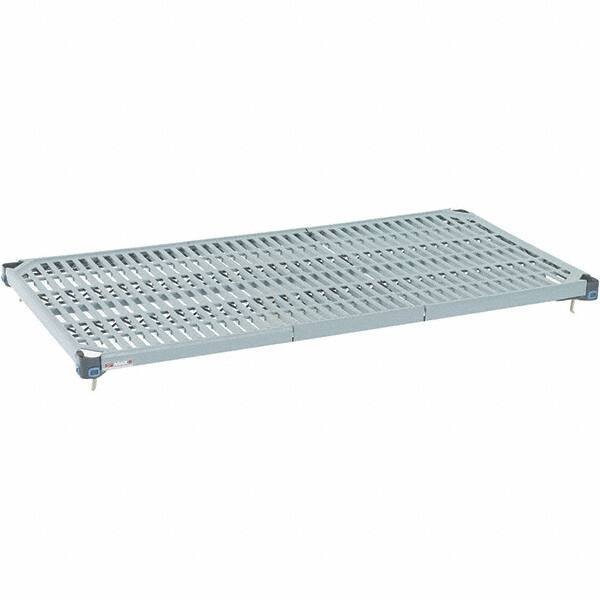 Metro - 54" Wide, 1-1/2" High, Open Shelving Shelf - Polymer, 24" Deep, Use with Metro Max Q - Industrial Tool & Supply