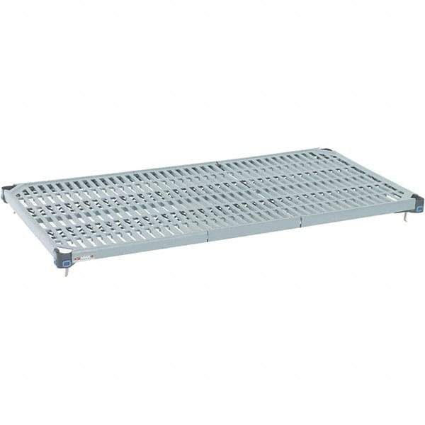 Metro - 60" Wide, 1-1/2" High, Open Shelving Shelf - Polymer, 24" Deep, Use with Metro Max Q - Industrial Tool & Supply