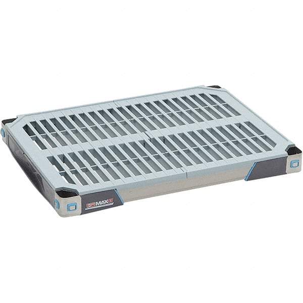 Metro - 24" Wide, 1-1/2" High, Open Shelving Shelf - Polymer, 18" Deep, Use with Metro Max I - Industrial Tool & Supply