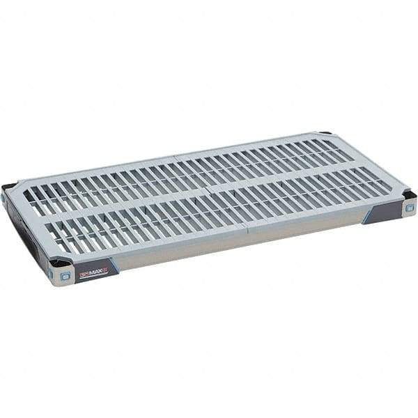 Metro - 36" Wide, 1-1/2" High, Open Shelving Shelf - Polymer, 18" Deep, Use with Metro Max I - Industrial Tool & Supply